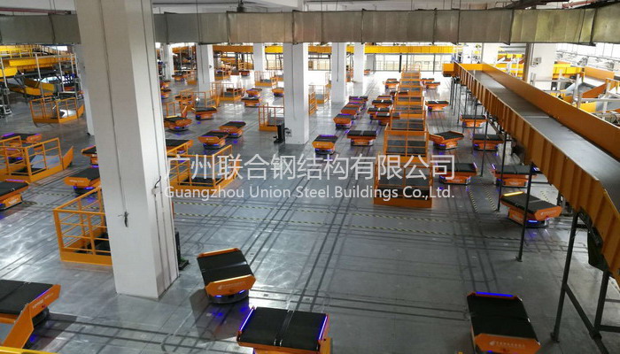 华中（武汉）陆路邮件处理中心AGV钢平台项目