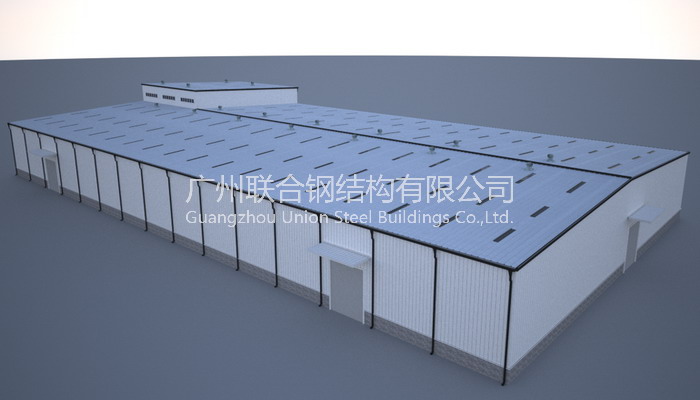 Guangdong Yi Ning investment steel structure workshop