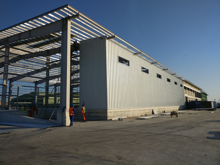Reconstruction project warehouse and cold storage of Bella fishing pier in Mozambique